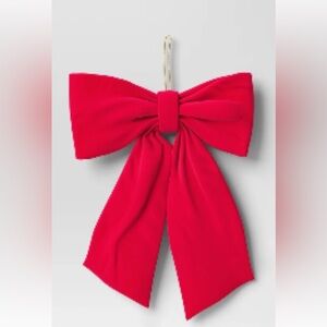 Large Single Christmas Decorative Bow Bright Pink - Wondershop™ - New With Tag